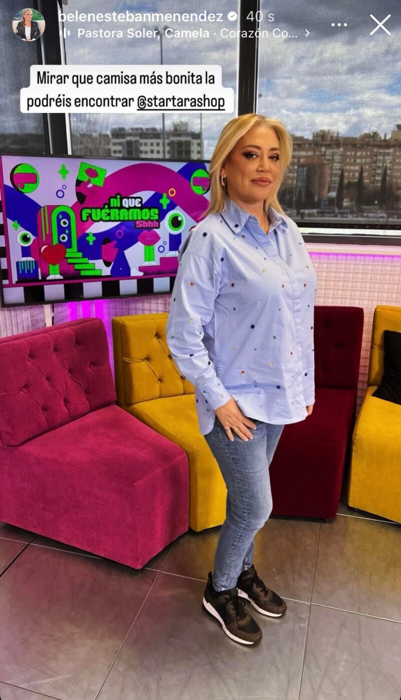 El look de Belén Esteban.