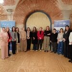 Foto de familia de las participantes en esta jornada