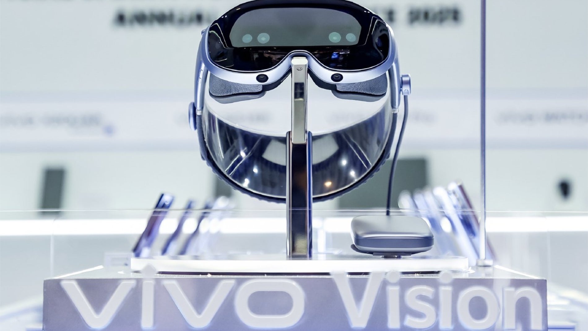 El casco vivo Vision, revelado durante el Boao Forum for Asia