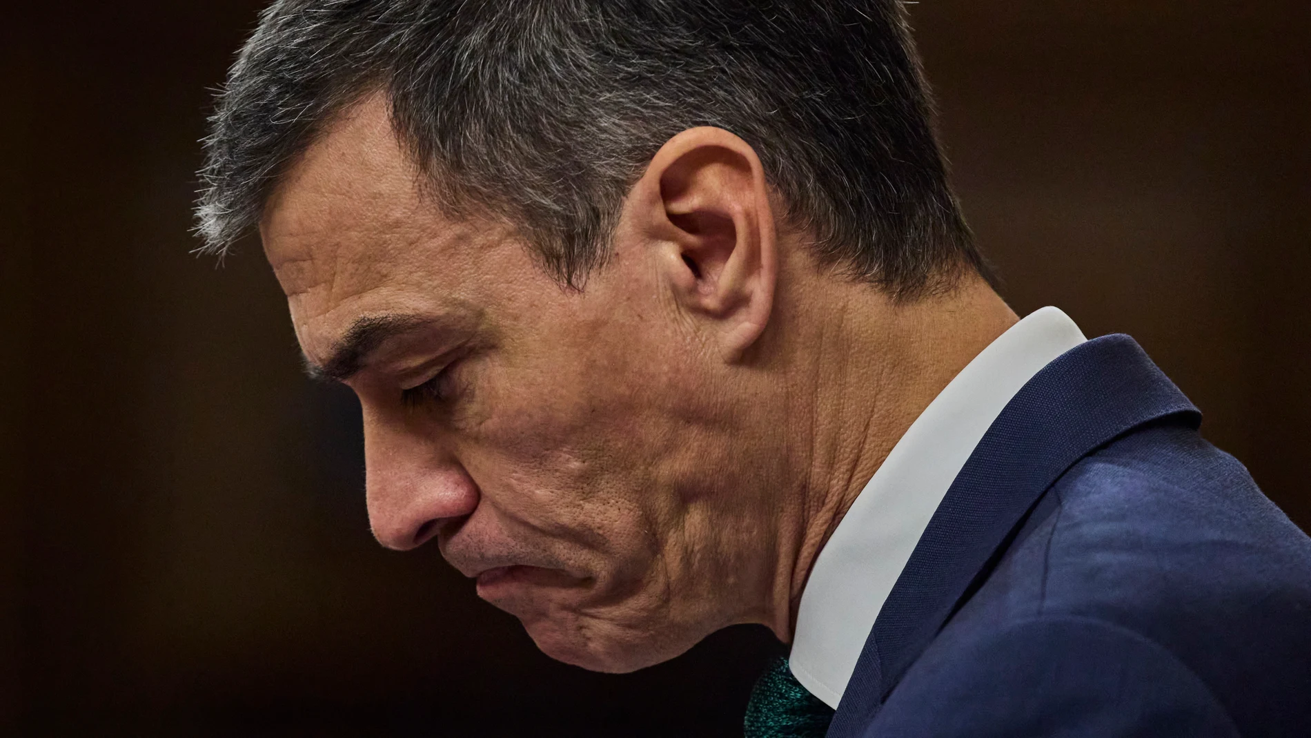 Comparecencia del presidente del Gobierno, Pedro Sánchez, para informar sobre el nuevo escenario geopolítico de la Unión Europea y de las conclusiones del Consejo Europeo de los días 20 y 21 de marzo de 2025, entre otros asuntos.© Alberto R. Roldán / Diario La Razón.26 03 2025