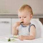 A la hora de comer el niño debe estar incorporado, nunca acostado