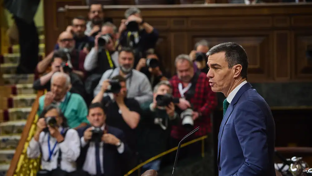 El presidente del Gobierno, Pedro Sánchez, comparece en el Congreso de los Diputados