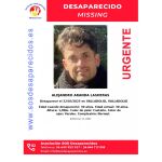 Alejandro Aranda Lasheras, de 30 años de edad y natural de Alcalá de Moncayo (Zaragoza), desaparecido en Valladolid