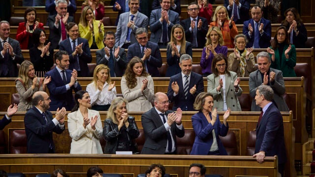 Intervención del líder del PP, Alberto Núñez Feijóo, Comparecencia del presidente del Gobierno, Pedro Sánchez,