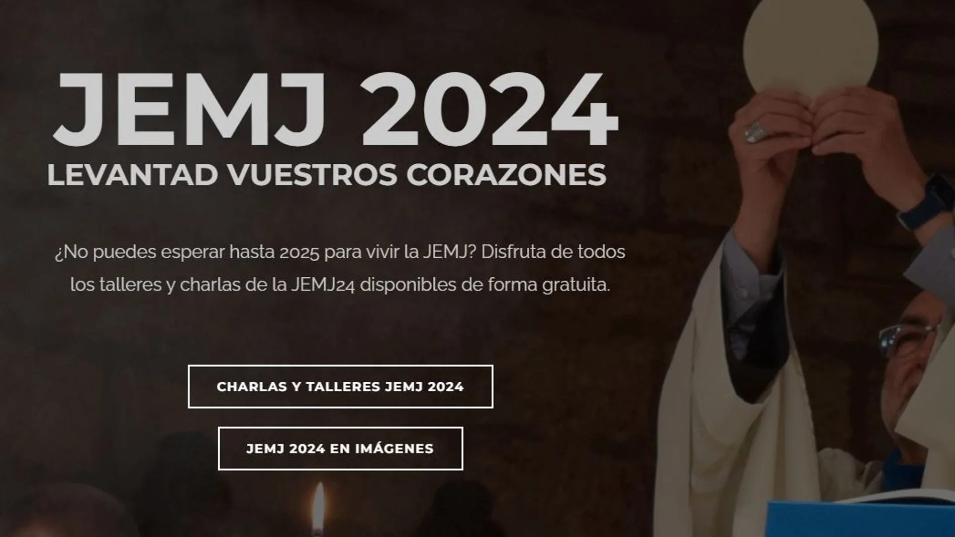 Cartel de la JEMJ 2025.