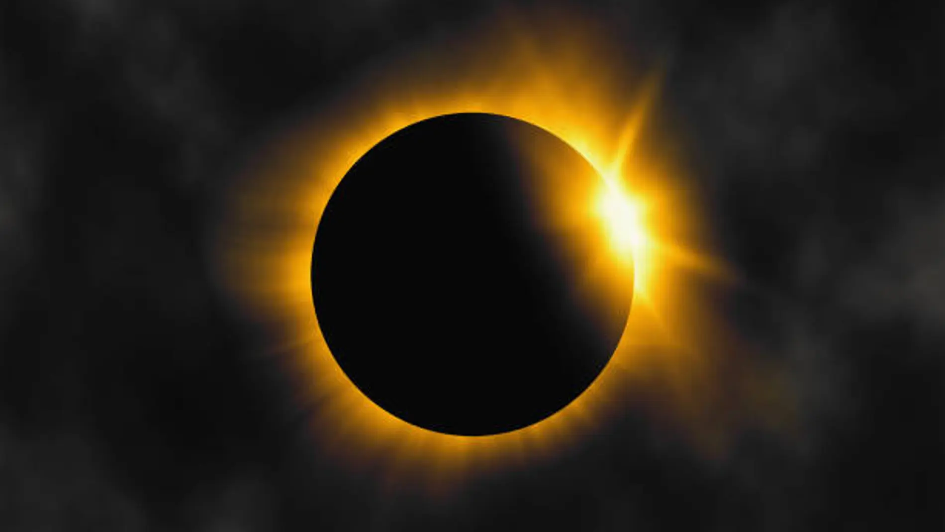 Imagen de archivo de un eclipse solar