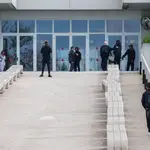 Fachada principal del centro de acogida de menores migrantes no acompañados, la Cantueña en Fuenlabrada. David