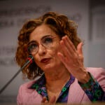 María Jesús Montero. La vicepresidenta primera y ministra de Hacienda, María Jesús Montero. Comparece ante los