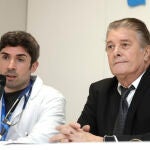 Francisco atiende a la prensa y da el último parte médico