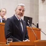 Pleno.- Azcón afirma que el PSOE de Alegría "se entrega" a La Moncloa en lugar de defender los intereses de Aragón