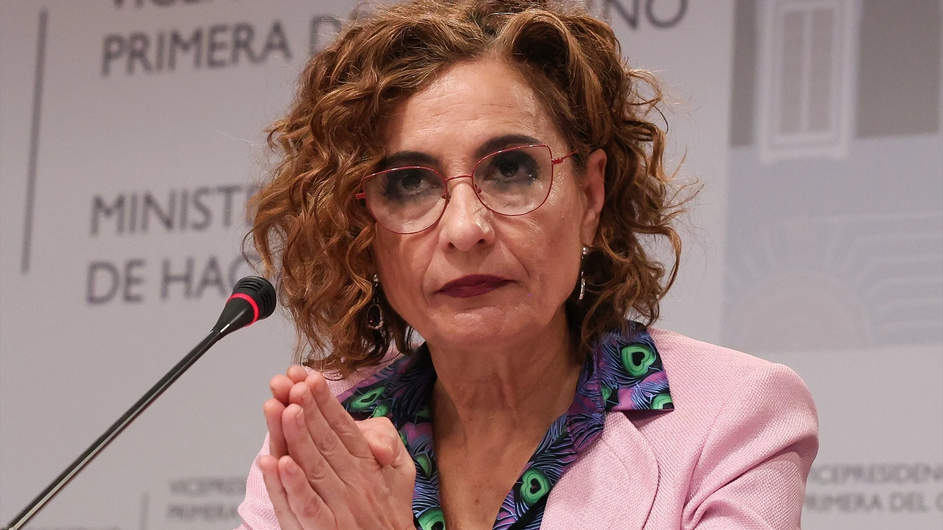 La vicepresidenta primera y ministra de Hacienda, María Jesús Montero EPDATA 27/03/2025