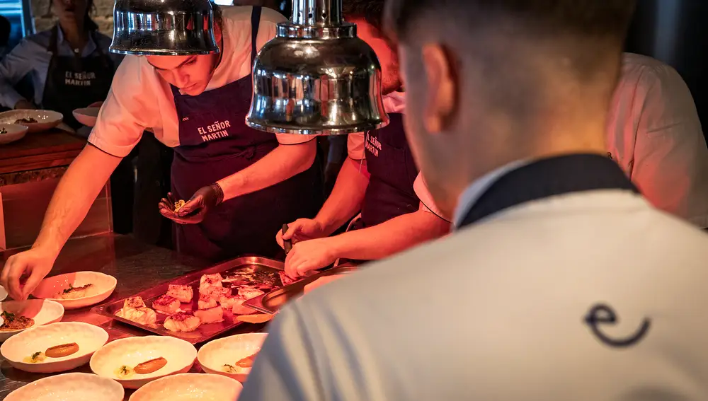 Despliegue gastronómico en el restaurante El Señor Martín