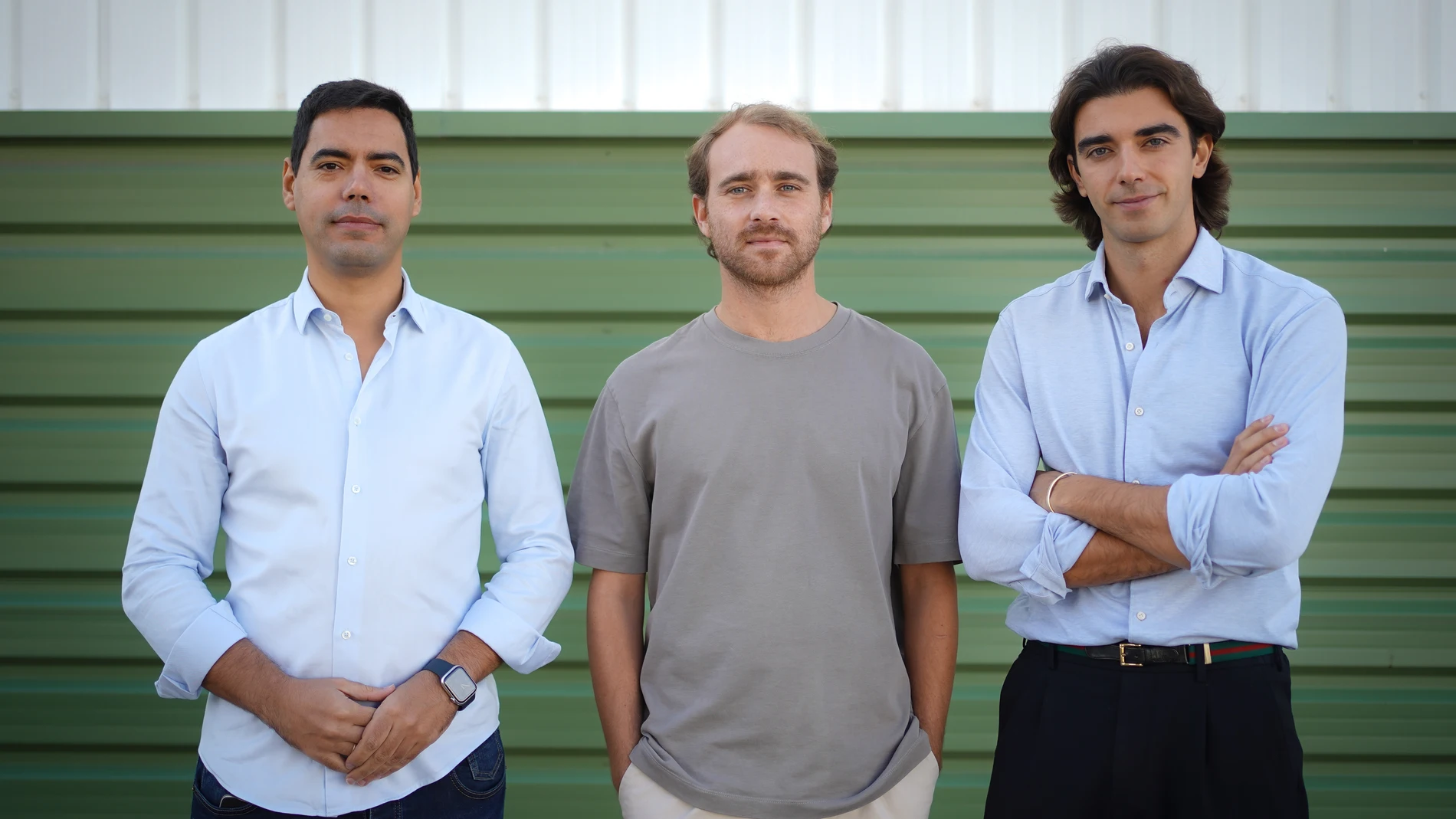 De izq. a drcha, Alfonso Chaparro, Ignacio Suárez y Miguel Linera