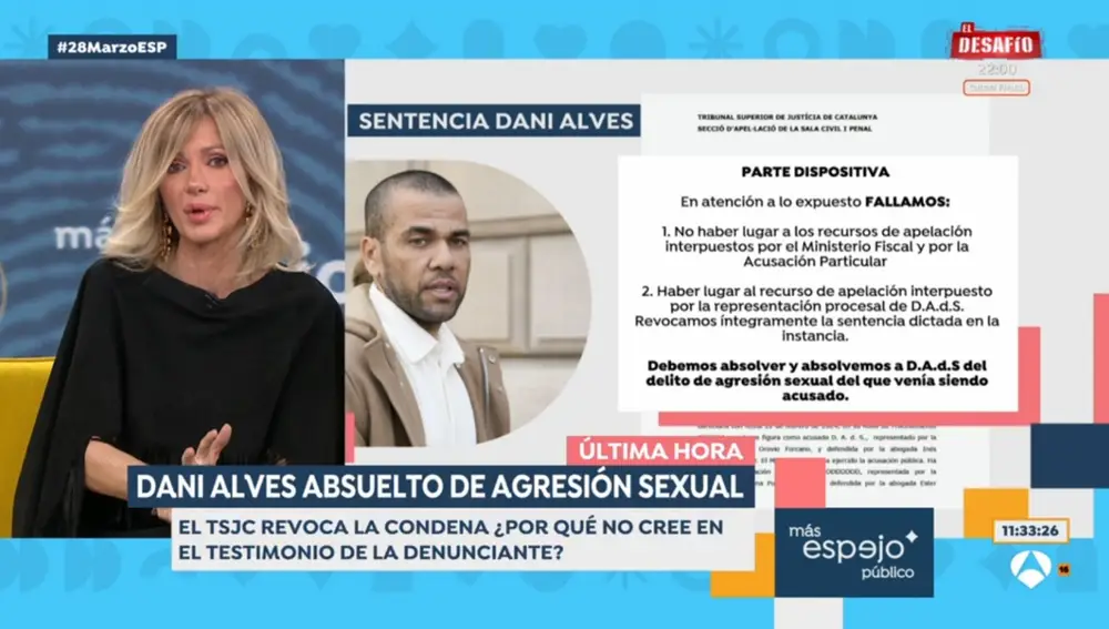Susanna Griso en 'Espejo Público'