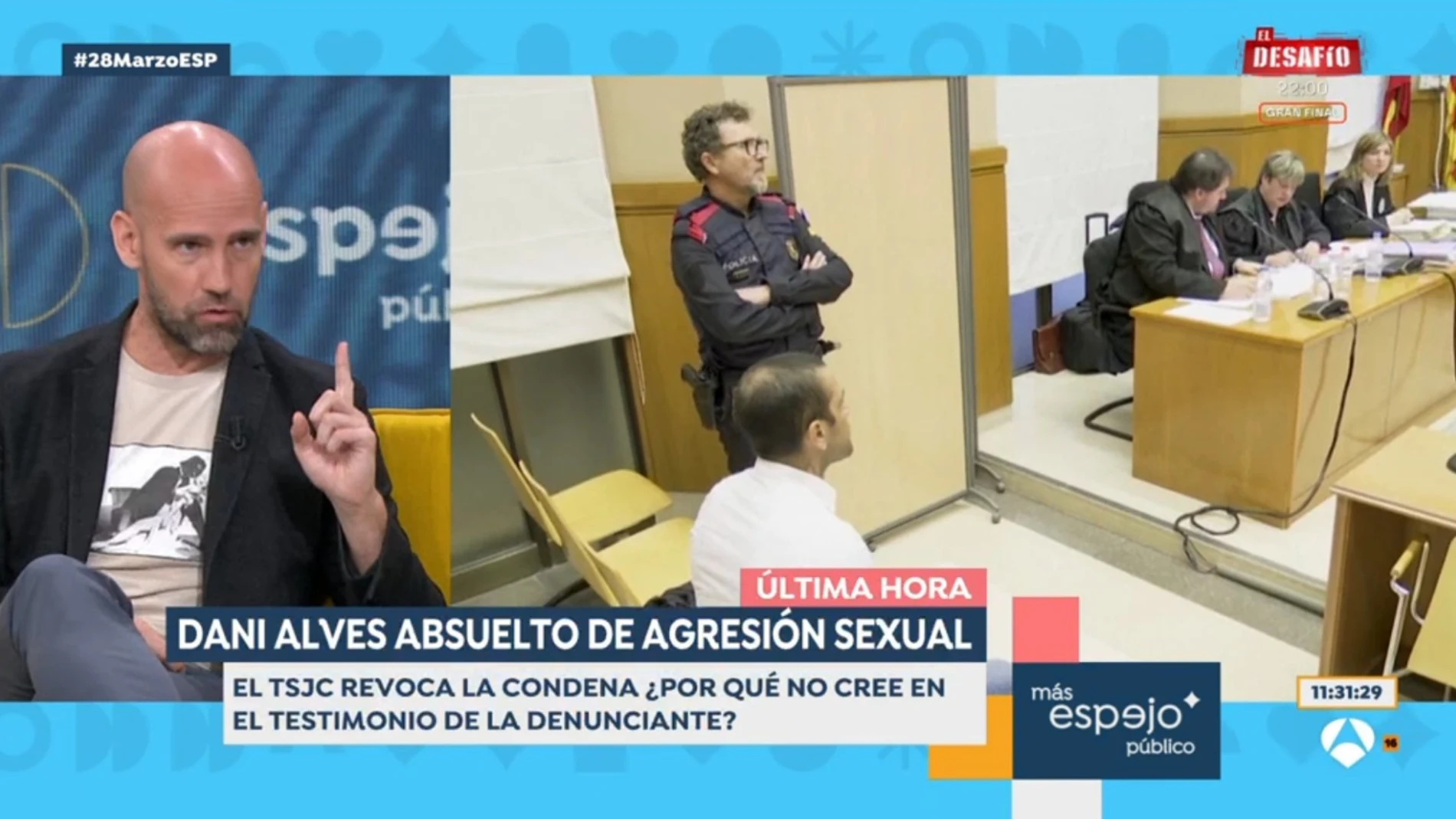 Gonzalo Miró no se muerde la lengua tras la absolución de Dani Alves