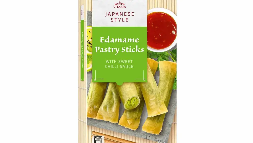 Rollitos de edamame