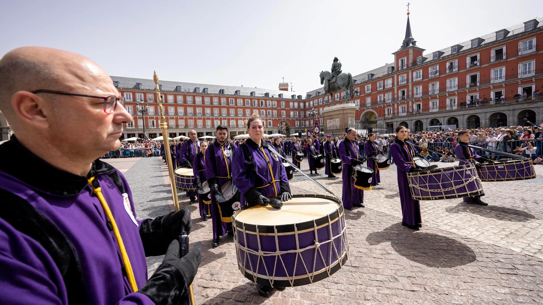 La tamborrada cerrará la Semana Santa en la Plaza Mayor