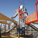 El barrio de Madrid con un parque infantil temático centrado en el mundo de la ingeniería 