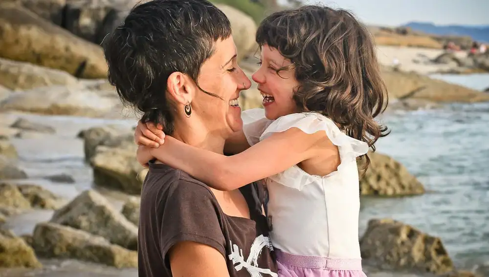 Virginia con su hija Lucía