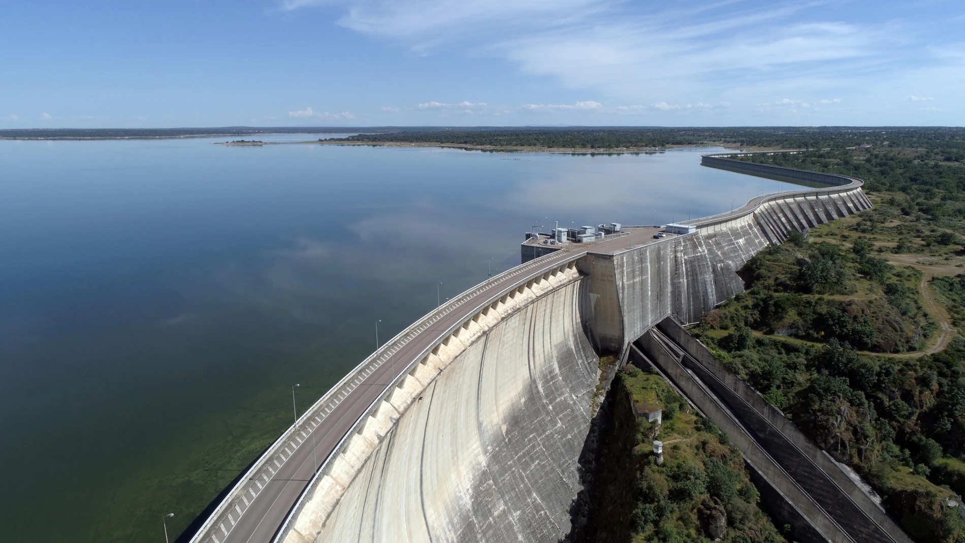 Embalse de La Almendra, en la provincia de Salamanca