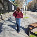 Paula Echevarría con blusa de Zara.