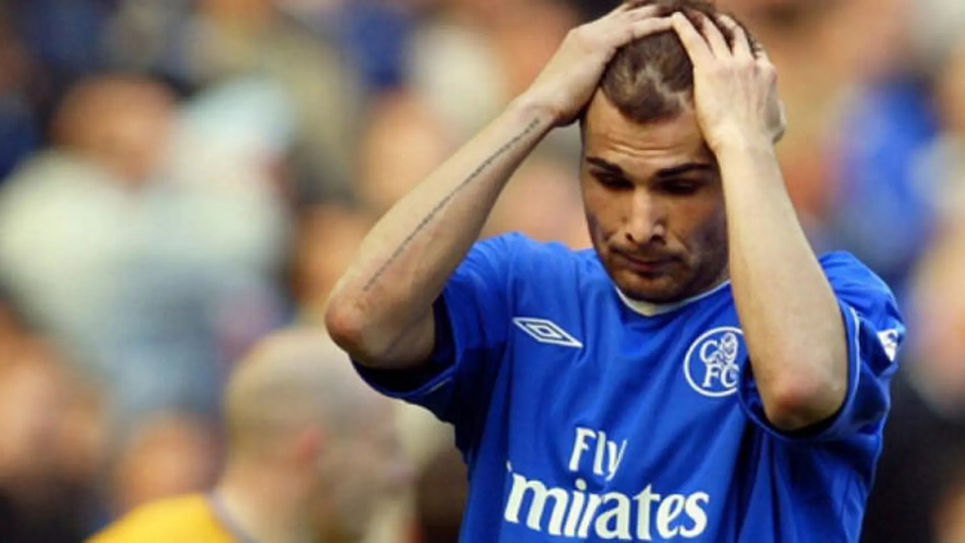 Adrian Mutu con el Chelsea