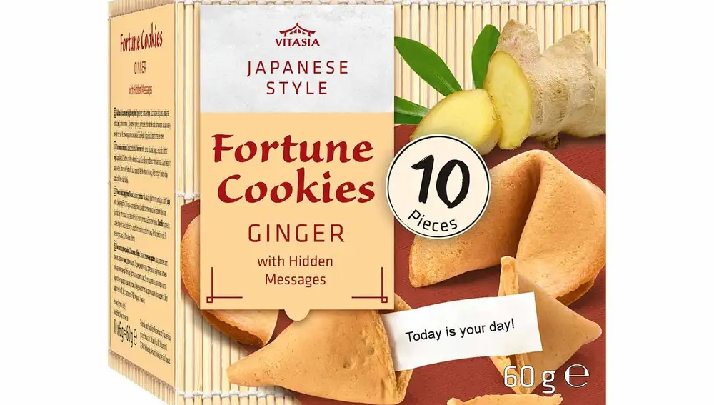 Galletas de la suerte con jengibre