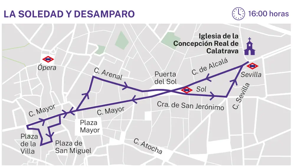 Procesión La Soledad y Desamparo