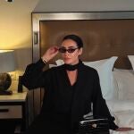 Vicky Martin Berrocal con 'total look' negro.