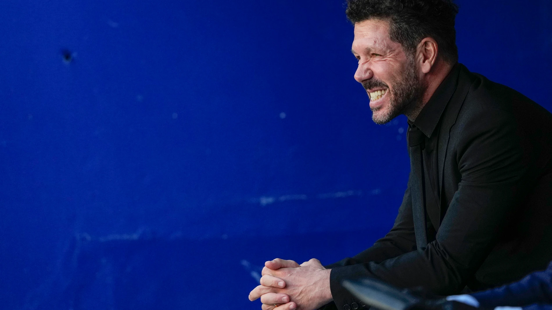 Diego Pablo Simeone, en el RCDE Stadium de Cornellá