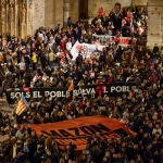 Manifestación para reclamar la dimisión del president de la Generalitat Valenciana