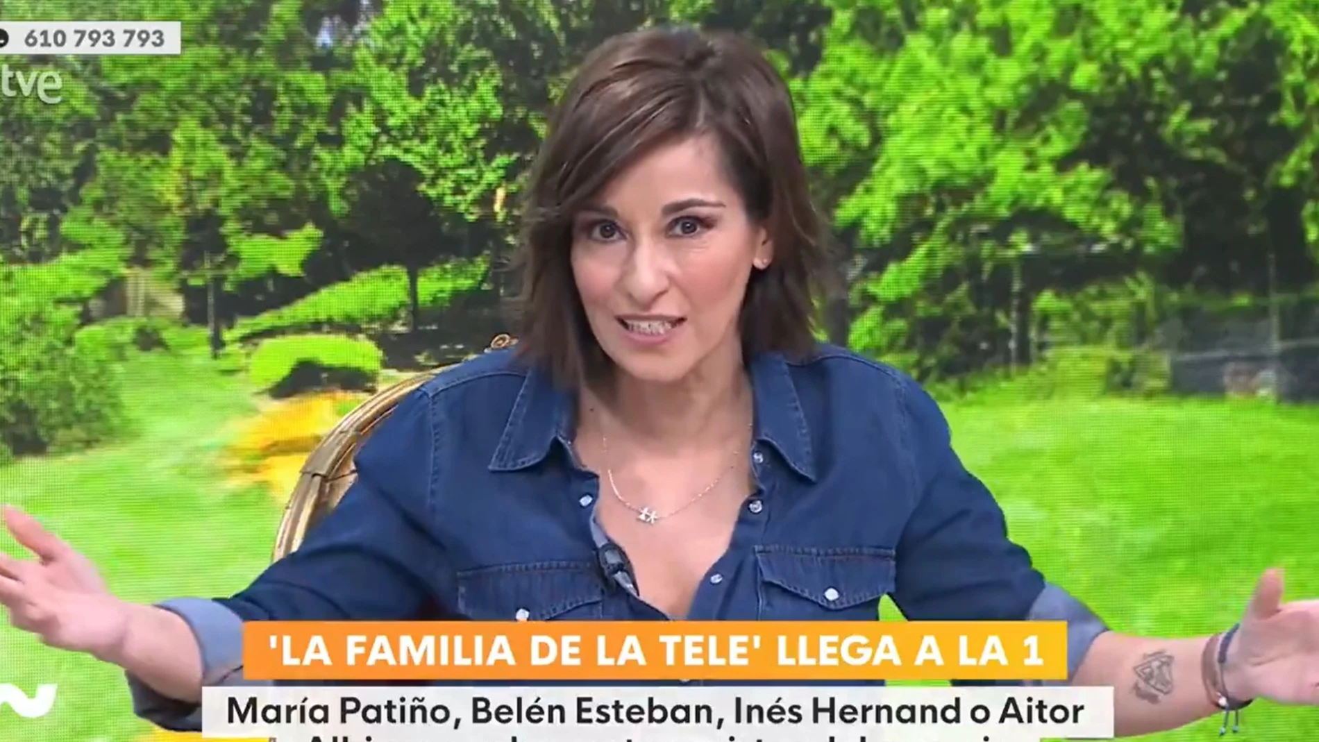 Adela González muestra su apoyo a 'La familia de la tele'