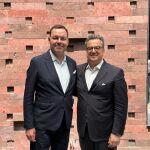 El director general de Fundos, José María Viejo, junto al austriaco Lucas Tinzl, nuevo presidente de Pignus