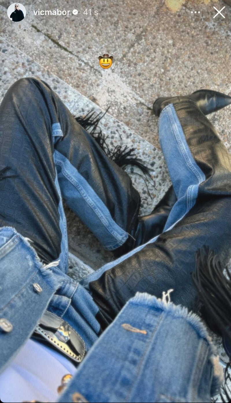 El look cowboy de Victoria Federica.