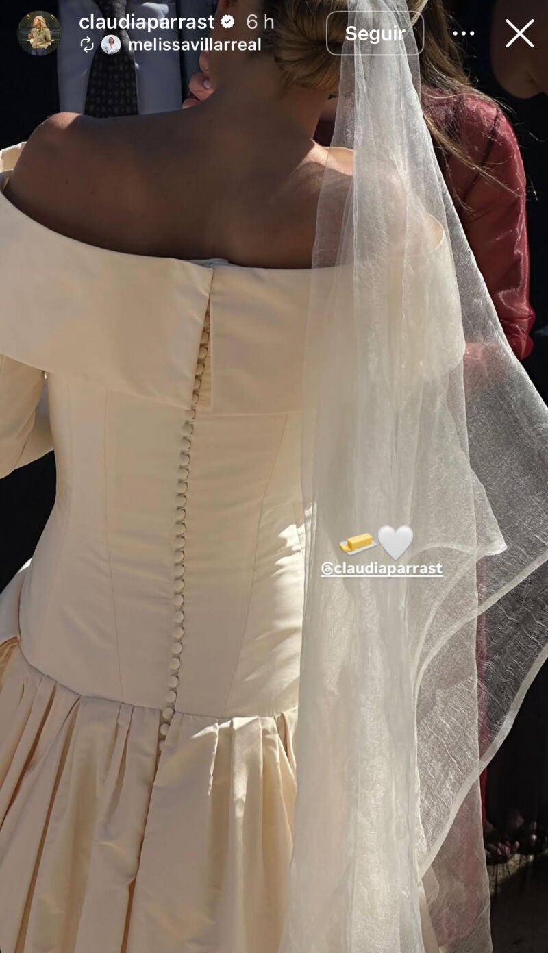 El vestido Claudia Parras. 