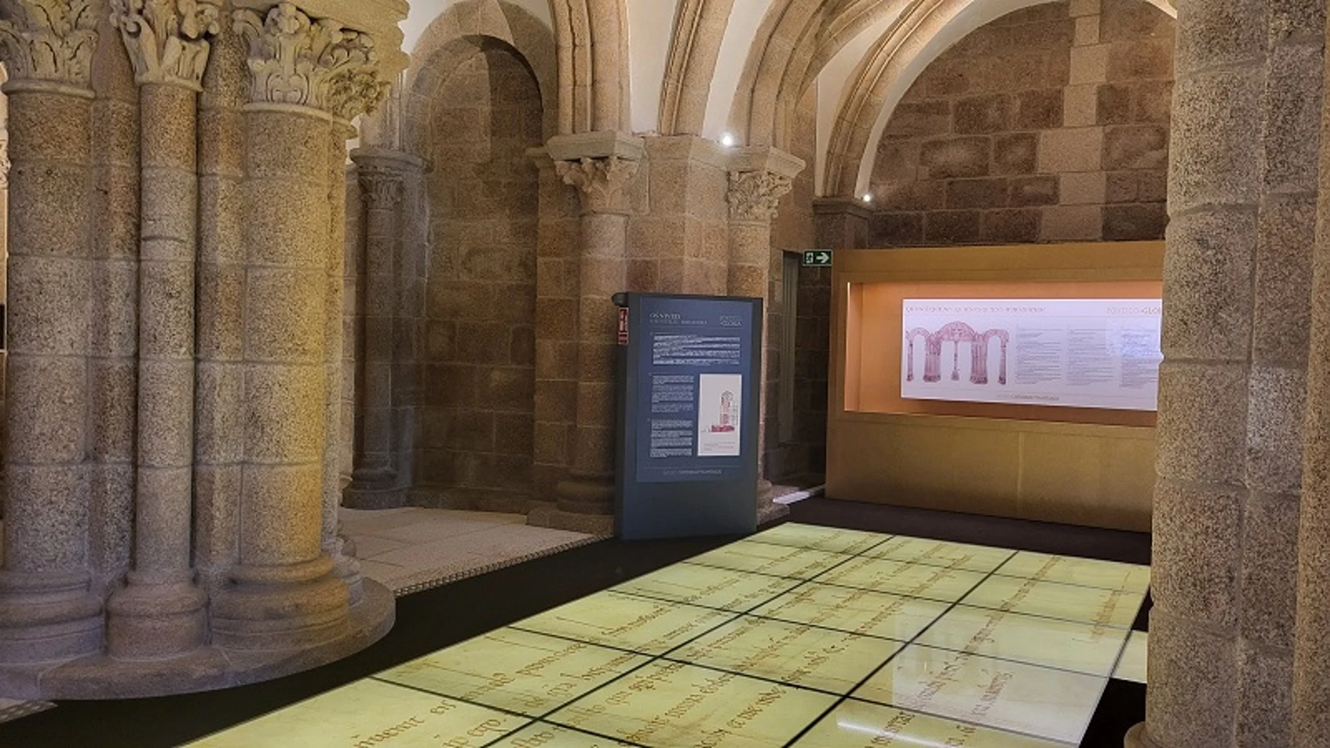 Cripta del Pórtico de la Gloria.
