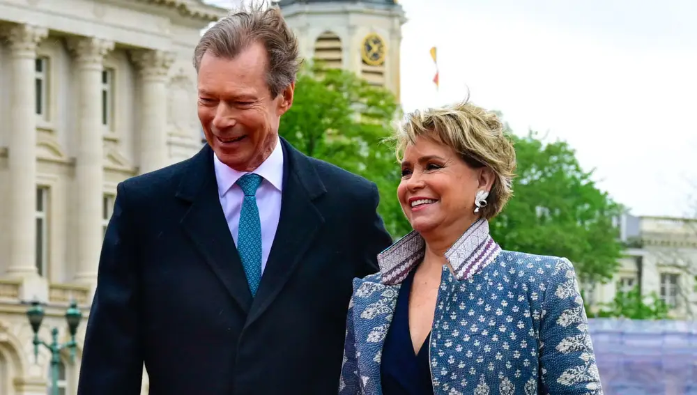 Los grandes duques de Luxemburgo, Henri y María Teresa