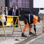 Carnero visita las obras en el acceso al José Zorrilla