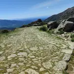 Tramo de la calzada romana de Puerto El Pico (Ávila)