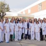 Parte del equipo de la Unidad de la Mujer del Hospital Ruber Internacional