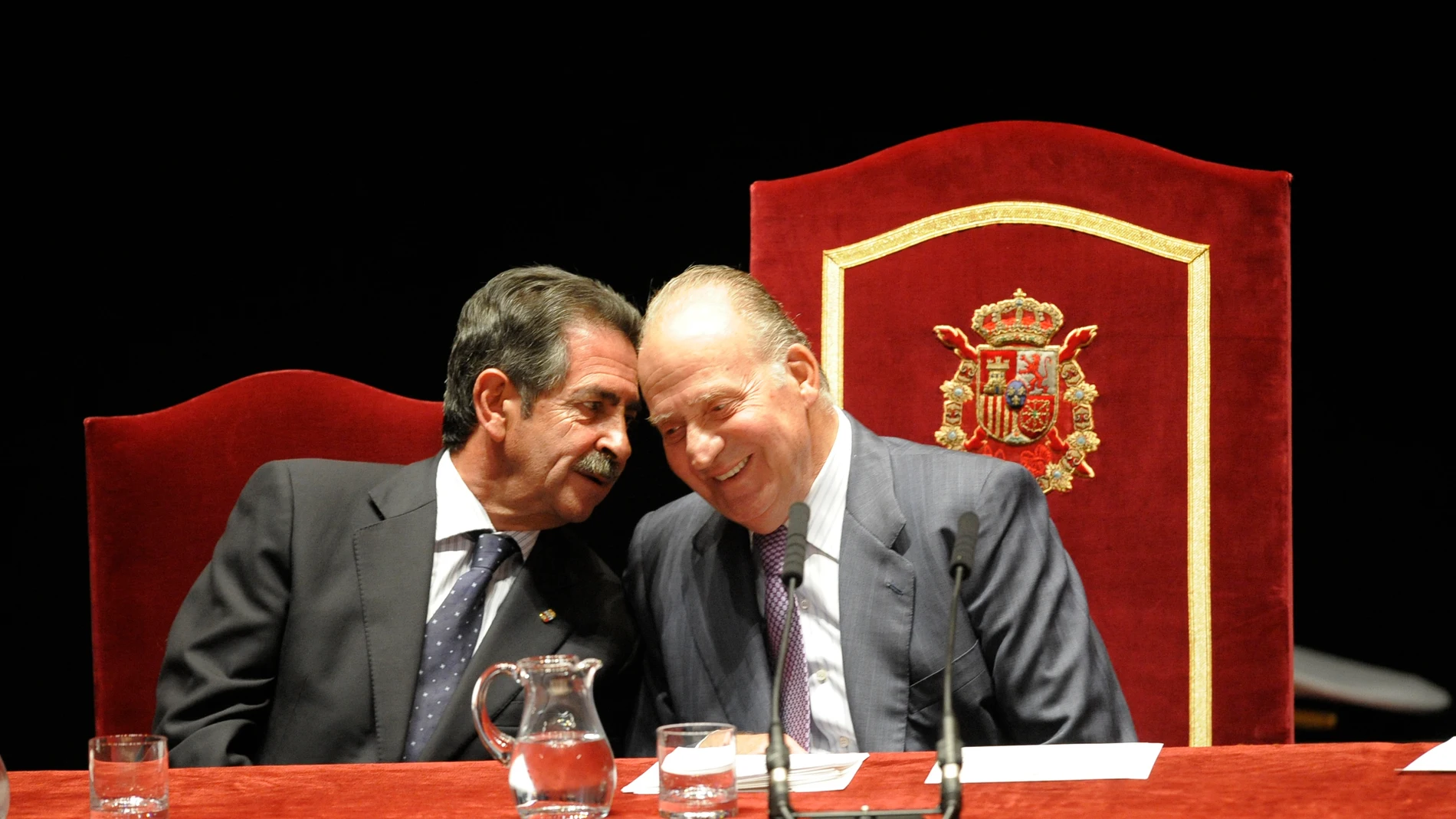 Acto de entrega de las Medallas de Oro al Mérito en las Bellas Artes, celebrado esta mañana en el Palacio de Festivales de Cantabria bajo la presidencia de los Reyes de España