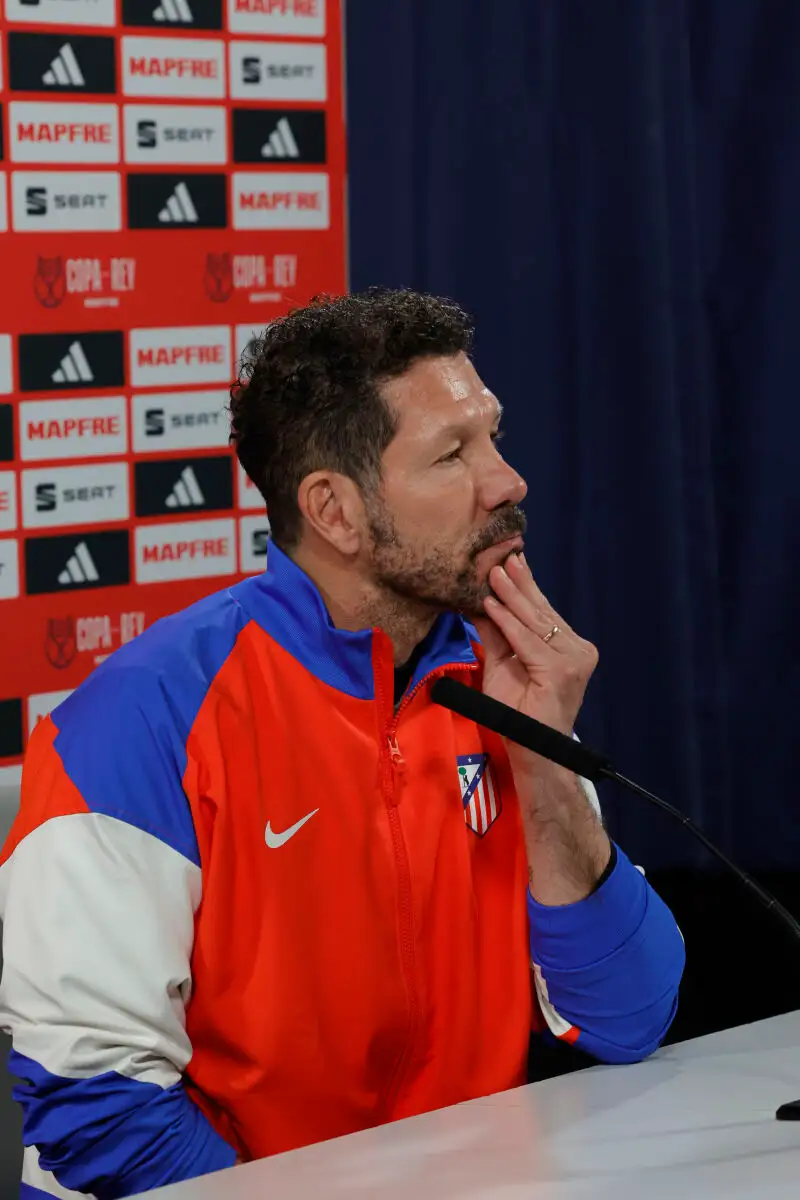 Rueda de prensa de Simeone