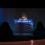 Una de las salas de la exposición dedicada al Titanic