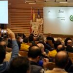 La subdirectora de Investigación y Tecnología del Itacyl, Cristina León Cófreces, interviene en la jornada