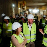 Ministro Óscar Puente supervisa obras del Canal ferroviario en València
