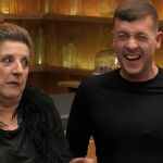 Asun y su hijo Daniel en 'First Dates'