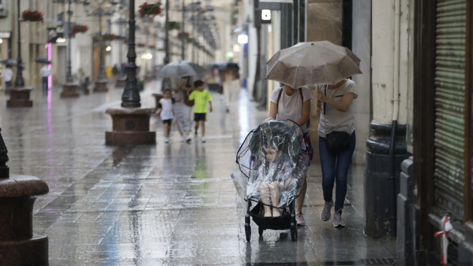 Luvias en Zaragoza