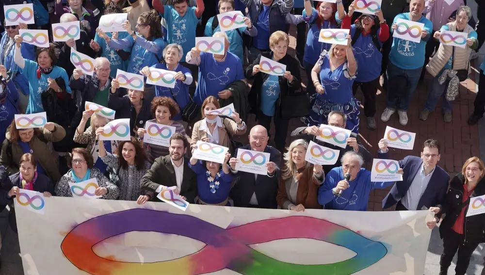 Acto celebrado en la Plaza Mayor de Valladolid