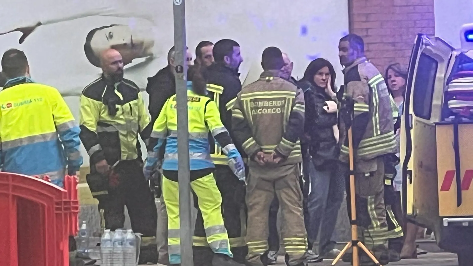 Mueren dos bomberos en Alcorcón