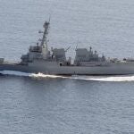 El destructor USS Spruance, buque de guerra de la clase Arleigh Burke, participó en una operación en el Océano Pacífico